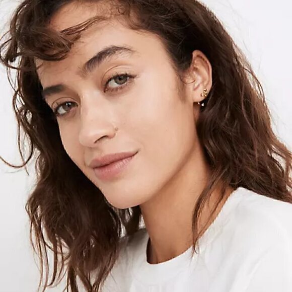 Madewell Mix & Match Earrings Set Vintage Gold - Picture 3 of 12